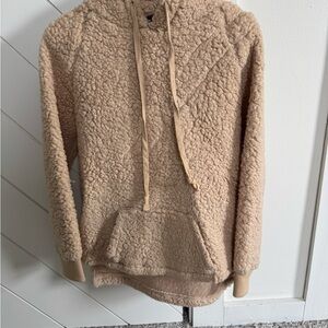 Staccato Cream Sherpa Hoodie